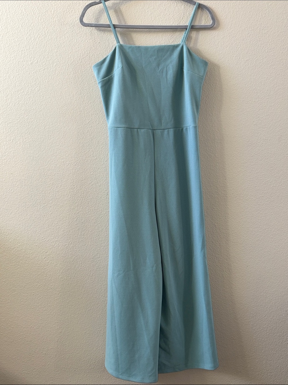 She + Sky Light Blue Cropped Jumpsuit